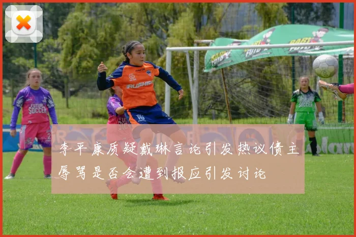 李平康质疑戴琳言论引发热议债主辱骂是否会遭到报应引发讨论